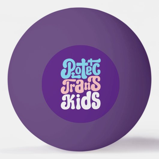 Schützen Sie Trans Kids Pong Balls Tischtennisball (Rückseite)