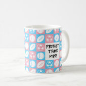 Schützen Sie Trans Kids Sportlehrer Kaffeetasse (VorderseiteRechts)