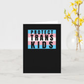 Schützen Sie Trans Kids Transgender Pricker Karte (Gelbe Blume)