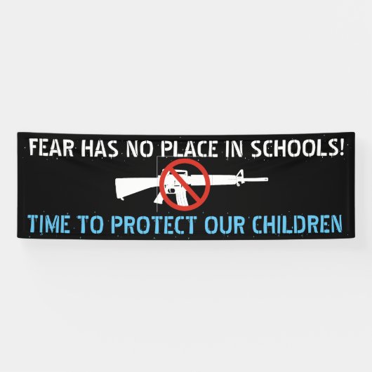 Schützen Sie unser Anti-Waffen-Banner Banner (Horizontal)