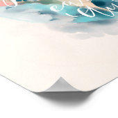 Schützen Sie unsere Aura Wasserfarbe Gerettet unse Poster (Ecke)