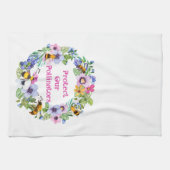 Schützen Sie unsere Bestäuber und Blume Geschirrtuch (Horizontal)