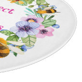 Schützen Sie unsere Bestäuber und Blume Schneidebrett (Ecke)