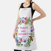 Schützen Sie unsere Bestäuber und Blume Schürze (InSitu)