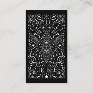 schützen Sie unsere Bienen Visitenkarte