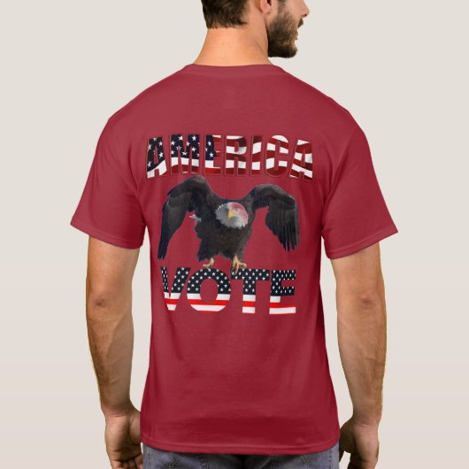 Schützen Sie unsere Demokratie registrieren, um he T-Shirt (Rückseite)