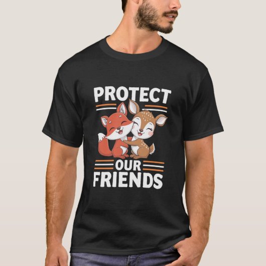 Schützen Sie unsere Freunde T-Shirt (Vorderseite)