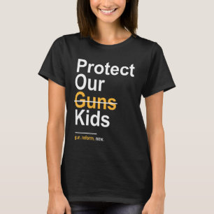 Schützen Sie unsere Kinder, nicht Waffen, Kontroll T-Shirt