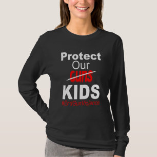 Schützen Sie unsere Kinder, ohne Waffen und Gewalt T-Shirt