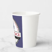 Schützen Sie unsere Kinder-UnschuldigkeitspAPIER C Pappbecher (Links)