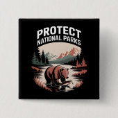 Schützen Sie unsere Nationalparks Button (Vorderseite)
