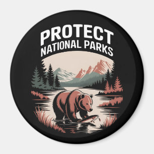 Schützen Sie unsere Nationalparks Magnet