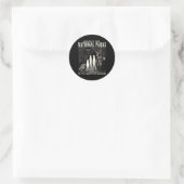 Schützen Sie unsere Nationalparks oder heimsuchen Runder Aufkleber (Tasche)