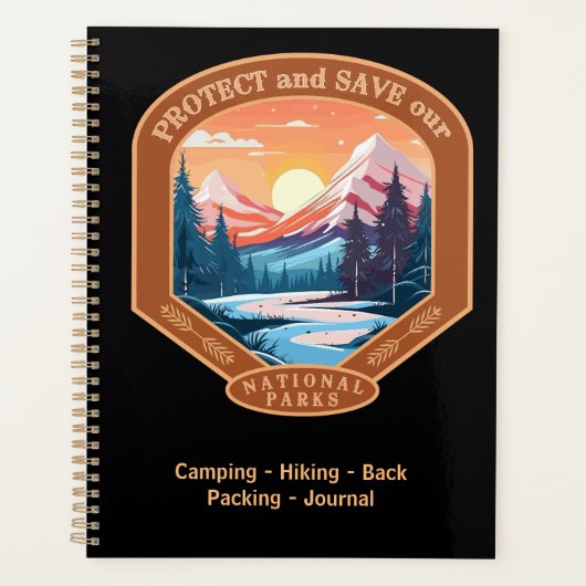 Schützen Sie unsere Nationalparks Planer (Vorderseite)