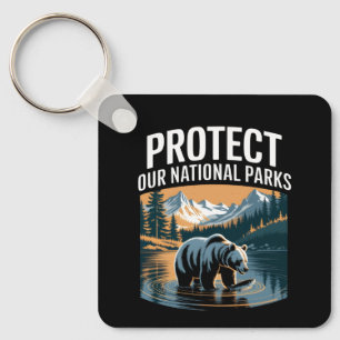 Schützen Sie unsere Nationalparks Schlüsselanhänger