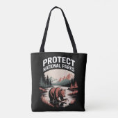 Schützen Sie unsere Nationalparks Tasche (Rückseite)