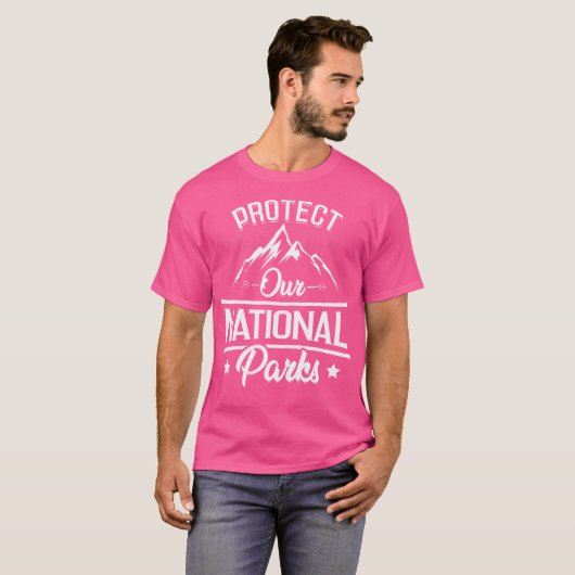 Schützen Sie unsere Nationalparks Uns Alt Resist T-Shirt (Vorne ganz)