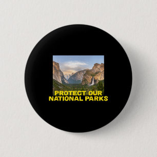 Schützen Sie unsere Nationalparks - Wandern Button