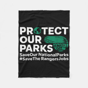 Schützen Sie unsere Parks Gerettet unsere National Fleecedecke
