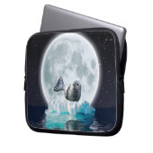 Schützen Sie unsere Siegel vor der Jagd - Natur un Laptopschutzhülle (Vorderseite Links)