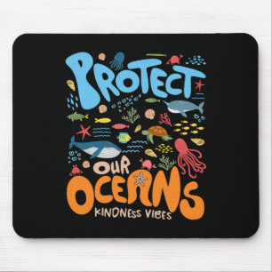 Schützen Sie unseren Ozean sei eine Art Haischildk Mousepad