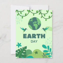 Schützen Sie unseren Planeten, 22. April Postkarte