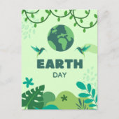 Schützen Sie unseren Planeten, 22. April Postkarte (Vorderseite)