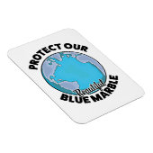 Schützen Sie unseren schönen blauen Marmor Magnet (Rechte Seite)
