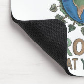 Schützen Sie, was Sie Liebe" Umwelt-Erddesign Mousepad (Ecke)