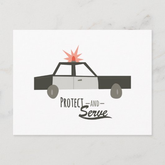 schützen und bedienen postkarte (Vorderseite)