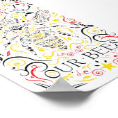 schützen unsere Bienen Poster (Ecke)