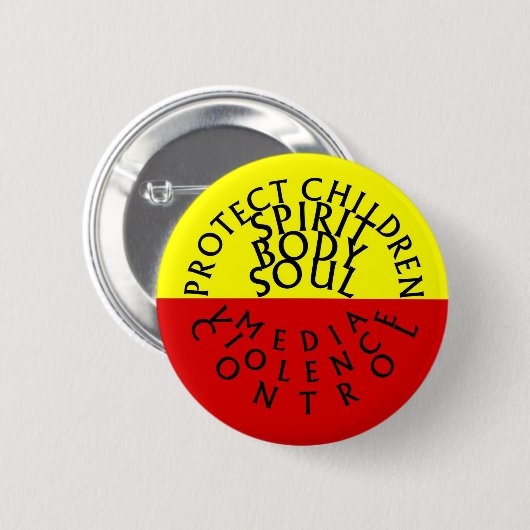 Schützen von KindergeistBodySoul Eng Button (Vorne & Hinten)