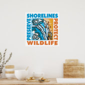 Schützen von Küsten Poster (Küche)