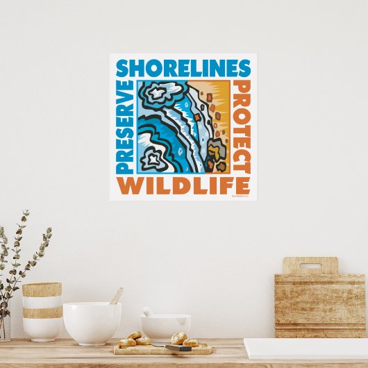 Schützen von Küsten Poster (Küche)