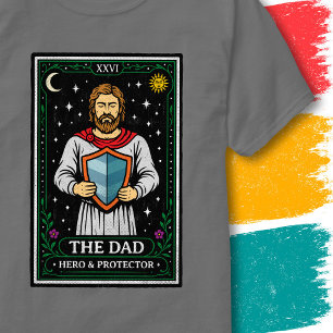 Schützender Vater Tarotkarte Himmels Kunst Vintage T-Shirt