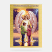 Schutzengel Acrylschild (Vorderseite)