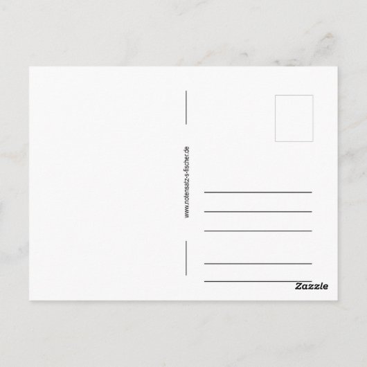 Schutzengel am Steg Postkarte (Rückseite)