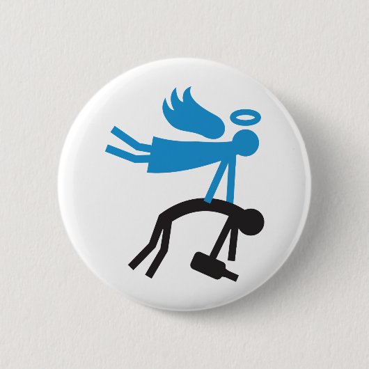 Schutzengel Button (Vorderseite)