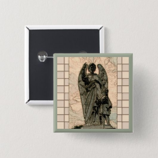 Schutzengel Button (Vorne & Hinten)