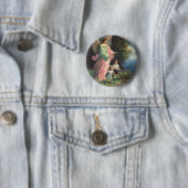 Schutzengel, der Kinder in der Nähe einer Brücke s Button (Beispiel)