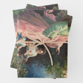 Schutzengel, der Kinder in der Nähe einer Brücke s Geschenkpapier Set (Beispiel)