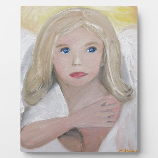 Schutzengel Fotoplatte (Vorderseite)