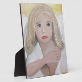 Schutzengel Fotoplatte (Seite)