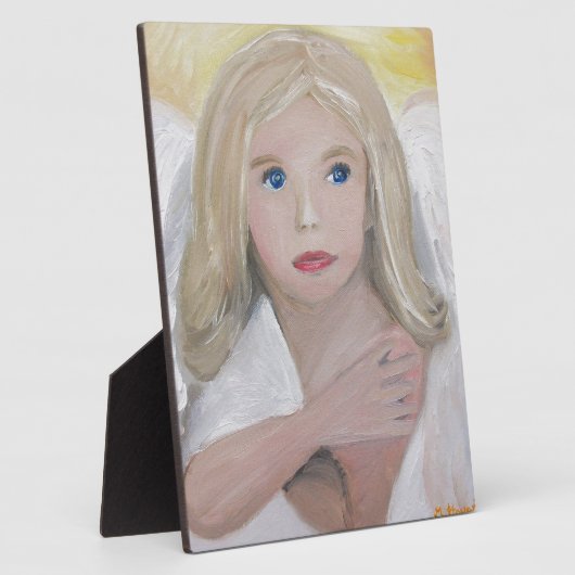 Schutzengel Fotoplatte (Seite)