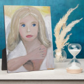 Schutzengel Fotoplatte (Seite)