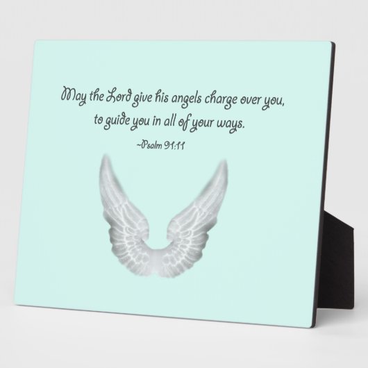 Schutzengel Fotoplatte (Seite)