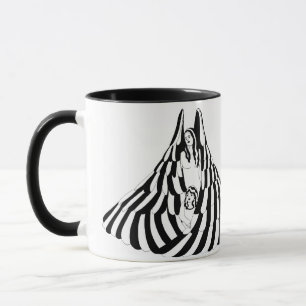 Schutzengel Frau mit kleinem Mädchen Kunst Tasse