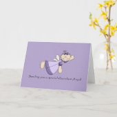 Schutzengel für Krebspatienten Karte (Gelbe Blume)