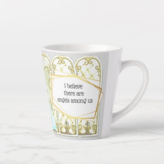 Schutzengel für Mädchen| DIY Sprichworts Gedichte Milchtasse (Rechts)