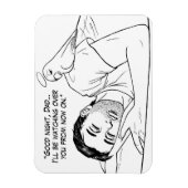 Schutzengel für Vater Magnet (Vertikal)